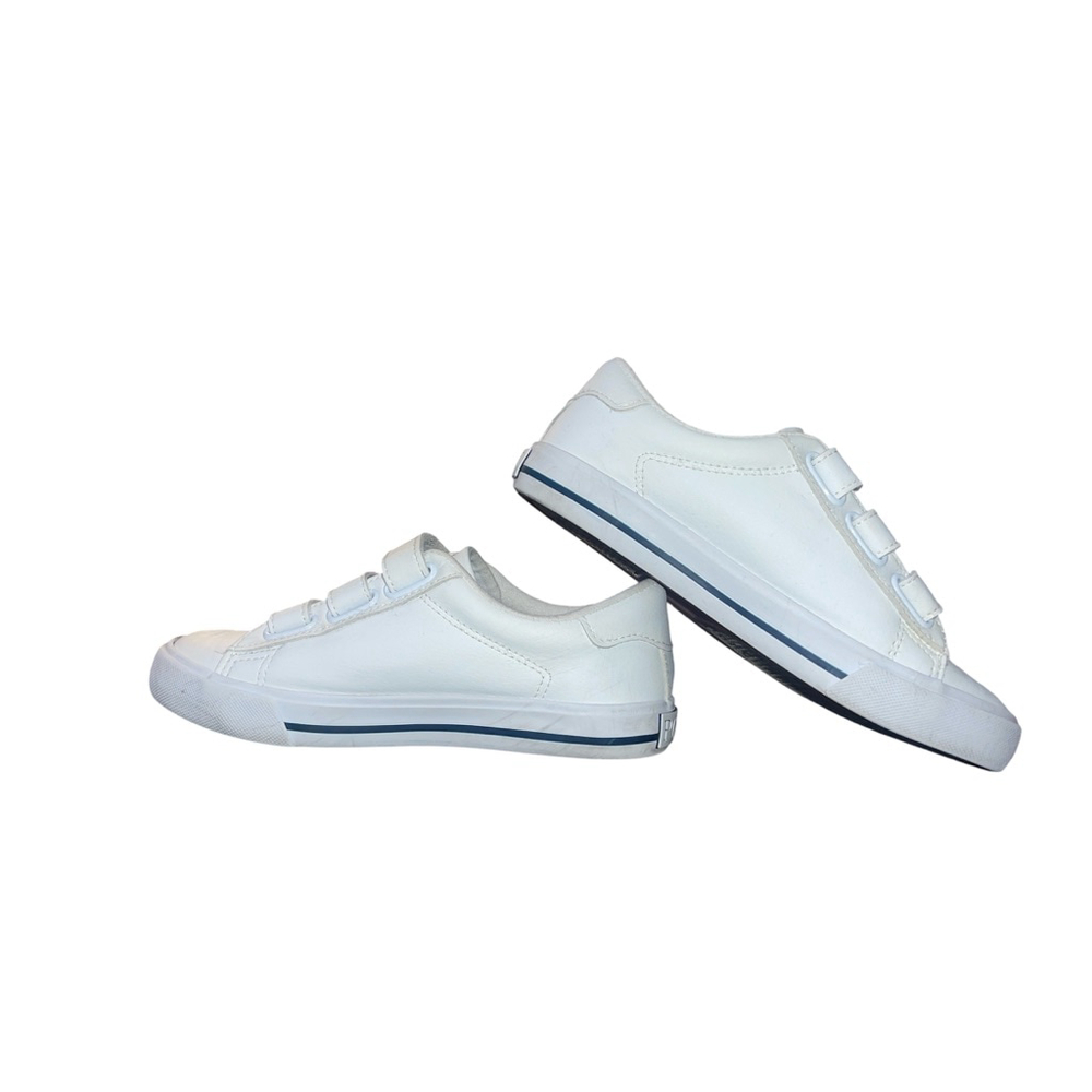 🏷️ Polo Ralph Lauren Boys Blue and White slip on Sneakers Size 1 - Picture 3 of 10